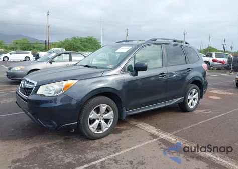 2014 Subaru Forester 2.5I Premium из США, поврежденный, VIN JF2SJAEC2EH452430